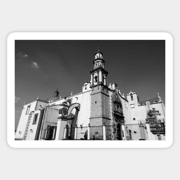 Eglise de Queretaro, Mexique Sticker by franck380